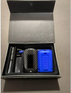 MITSUBISHI Cars Keychain Carbon Car Key Case Cover Key Chain Holder