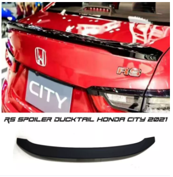 WY-020 2020-2021 HONDA CITY RS STYLE SPOILER GN 2021 Ducktail Spoiler Rs Matte Black