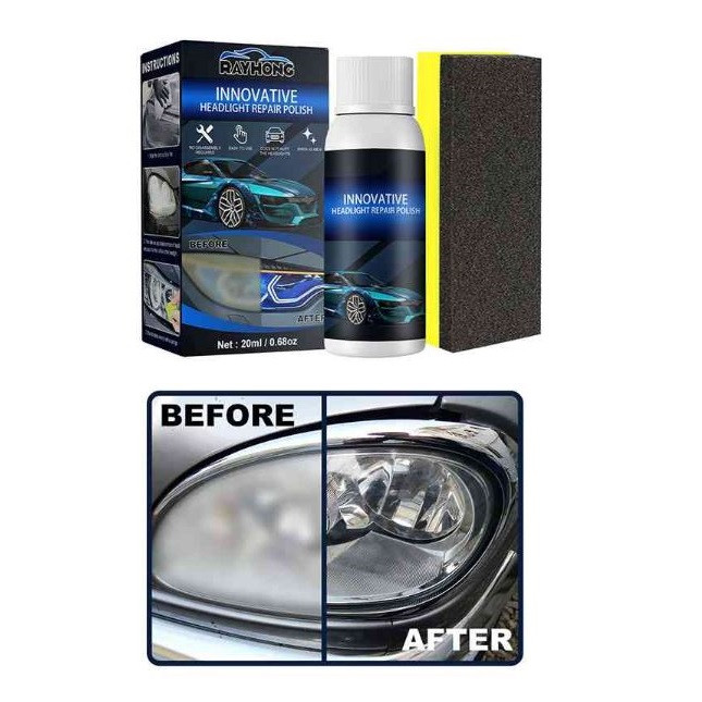 Car Headlight Repair Polish Cars Headlamp Repair Fluid Liquid Kit Renewal Polish