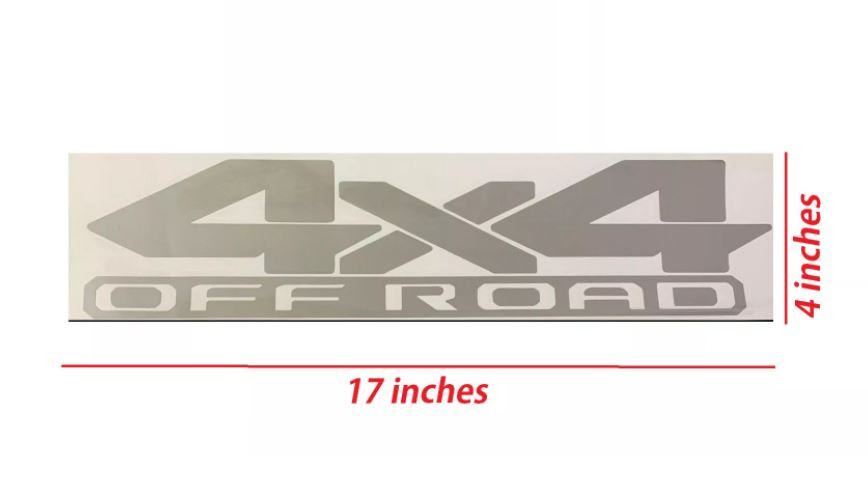 Car Sticker Decal 4x4 Off-Road Vinyl Sticker For Truck Side Bed Pick Up 2PCS