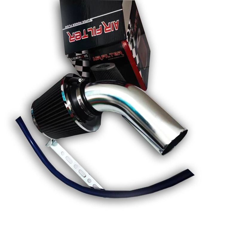 Mushroom Air Filter with Air Intake Pipe High Flow Breather Filter Air Cleaner Hose Full Set