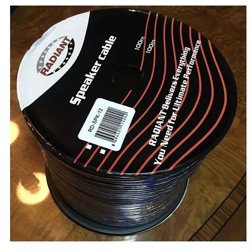 100M Gauge 12 Speaker Wire Radiant RD-12GA Speaker Cable