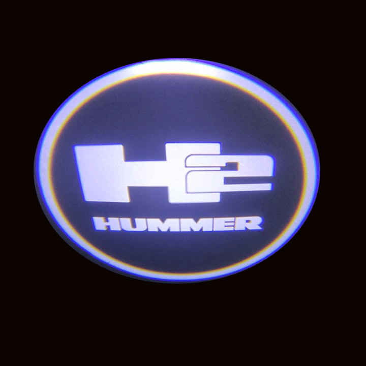 #108 HUMMER 2Pcs Car Door Sensor Light welcome Wireless illuminating ground Floor open doors