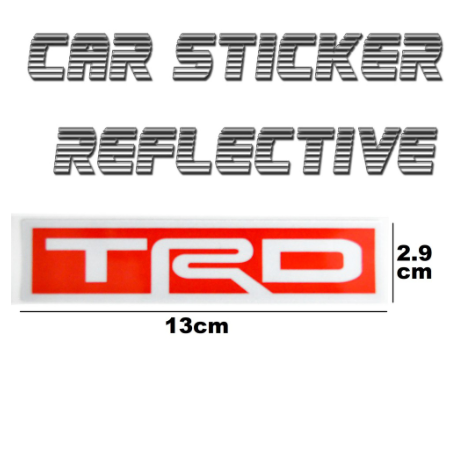 Reflective Sticker Small Reflector Cars Stickers TRD