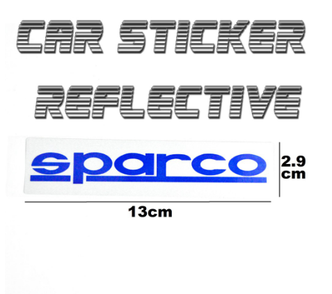 Reflective Sticker Small Reflector Cars Stickers SPARCO