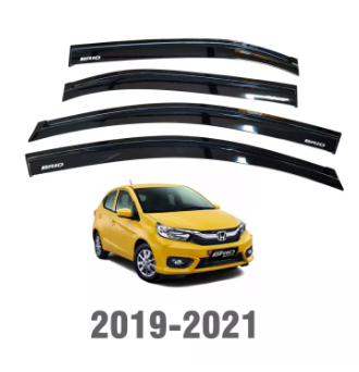 Honda BRIO 2019-2023 OEM Type Rain Visor Guard Window Sun Protection Visor