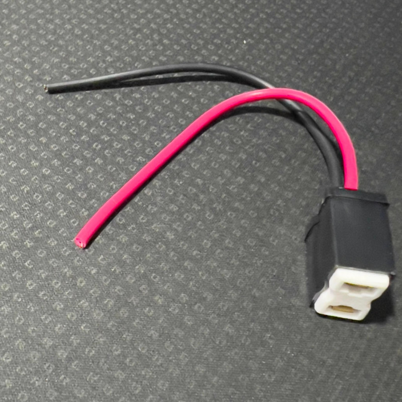 1pc  H3 H7 Ceramic Base Bulb Socket Lamp Holder Male Connector Copper Core Wire