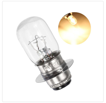 Motorcycle Replacement Light Bulb/Lamp T19 12v Light Bulb 25W Hi/Low Bulb Double Contact Base