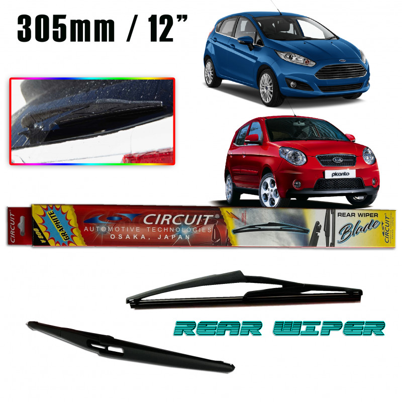 CRW-305-I CIRCUIT GRAPHITE REAR WIPER BLADE FOR FORD FIESTA, KIA PICANTO 2004-2010
