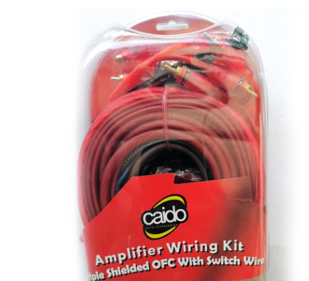 CAIDO PURE COPER WIRING KIT SET 8GA GAUGE WITH FUSE 60A