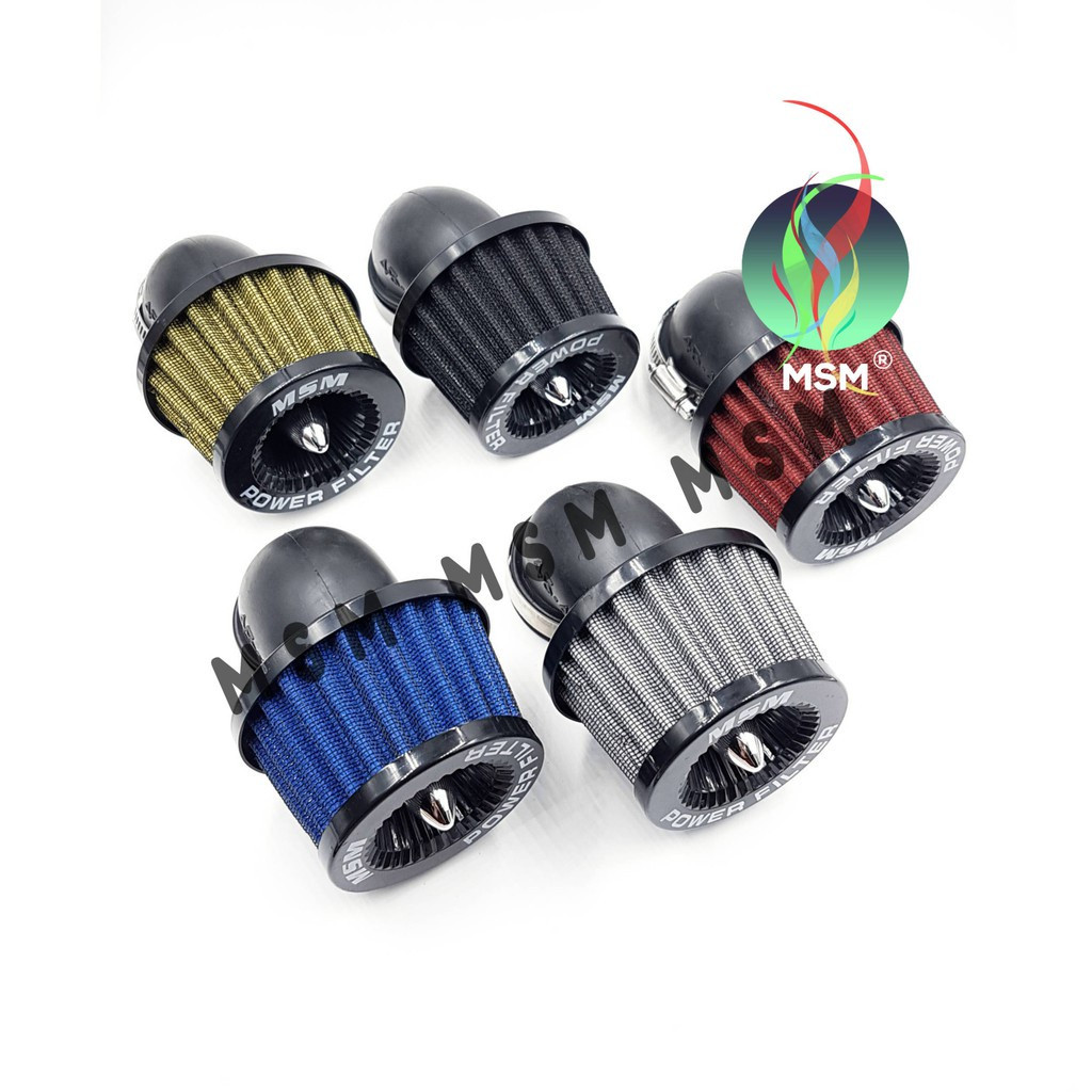 MSM-8504 Universal Big Air Filter Bend For Motorcycle Nmax Aerox Mio Xrm Wave