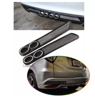 Car Universal Rear Bumper Diffusers 2 pcs Fashion Air Flow Design Muffler