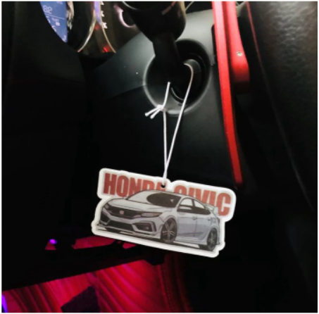 JDM Japan HONDA CIVIC NEW Badge Car Paper Air Freshener Auto Hanging Perfumed (orchard aroma)