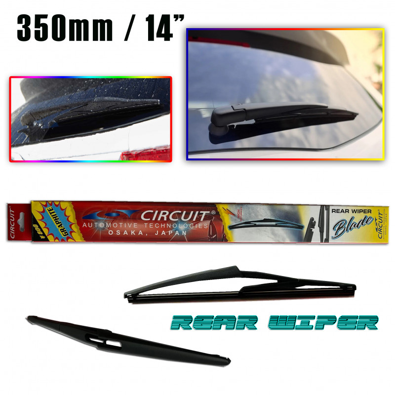 CRW-350-B CIRCUIT GRAPHITE REAR WIPER BLADE