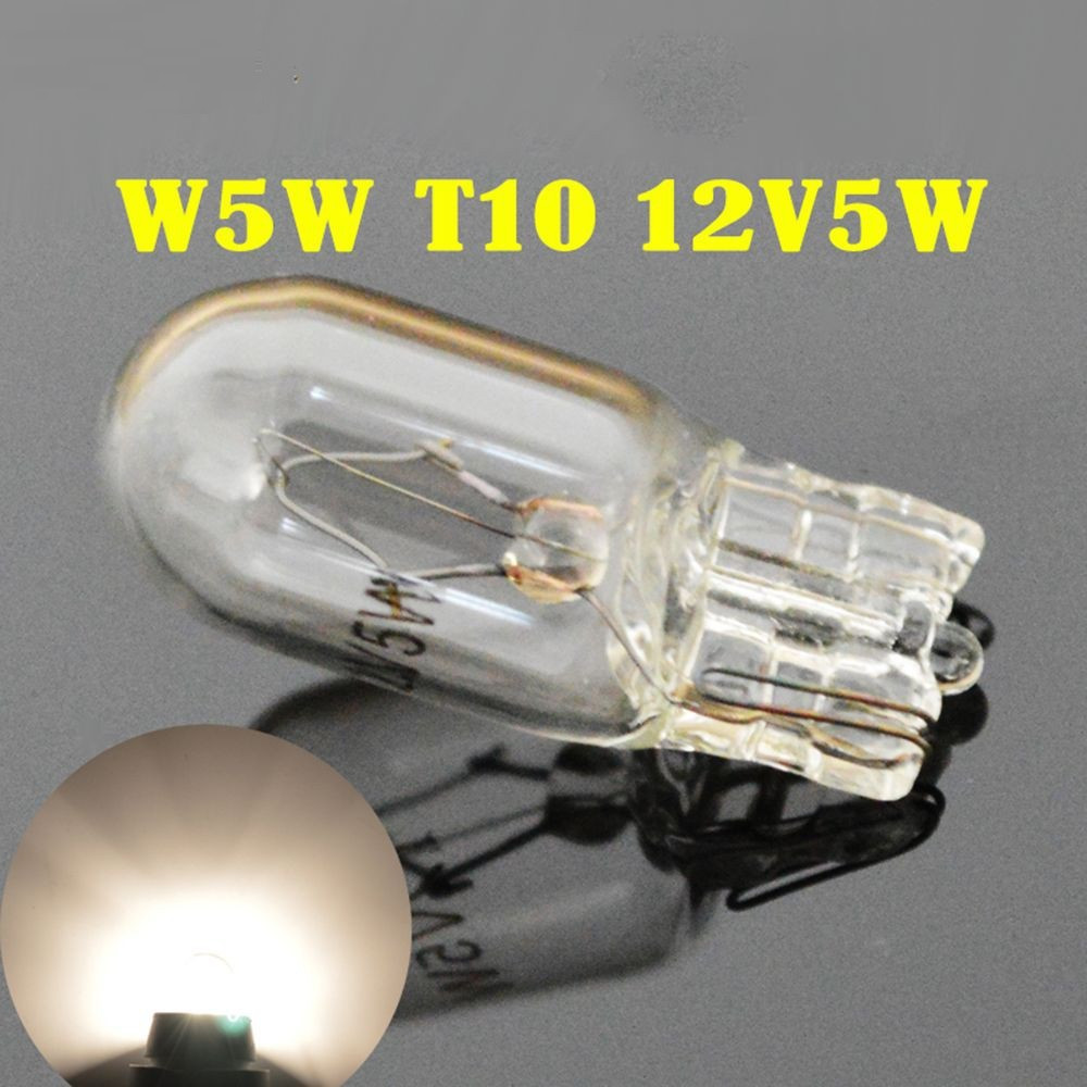 1PC Warm White 12V 5W MICHIBA Bulb T10 W5W 194 168 Original Halogen Bulbs