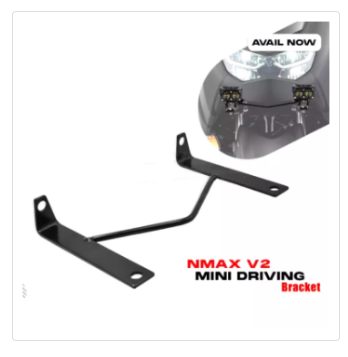 AHIM-123 NMAX 2020 Fog Lamp Bracket Support for Mini Driving Light FOR YAMAHA NMAX 2020-2022 V2