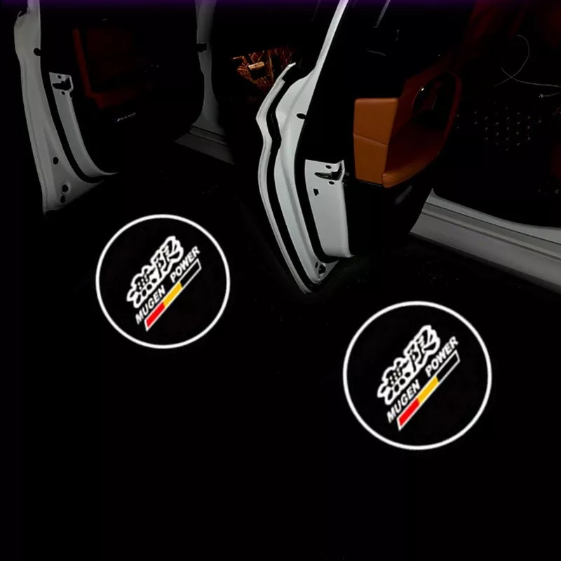 #205 MUGEN POWER 2Pcs Car Door Sensor Light welcome Wireless illuminating ground Floor open doors