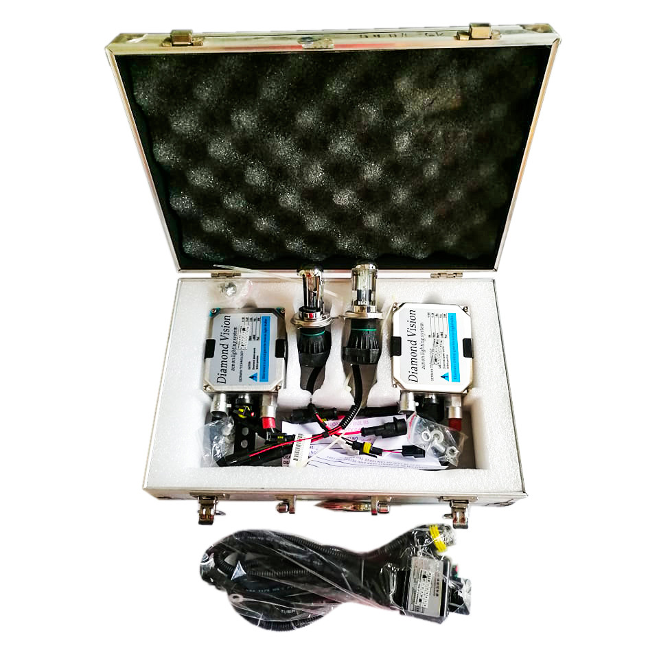 8000k H4 XENON HID Diamond vision zenon lighting system kit set 35w H4 socket