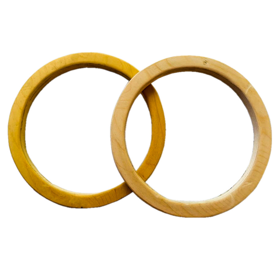 2PCS 6.5 inch Auto Universal Audio Stereo Door Speaker Spacer Adaptor wood