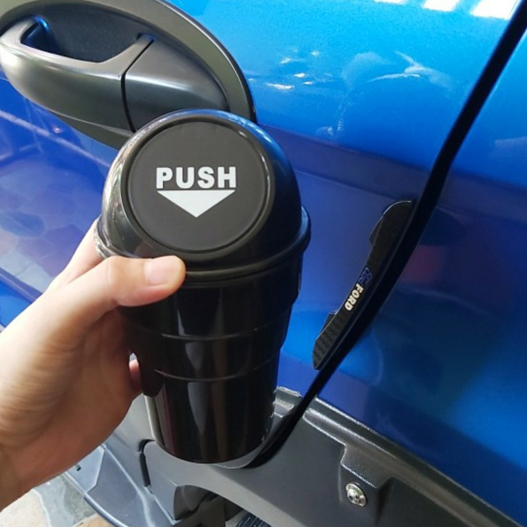 Car Trash Bin Rubbish Bucket Holder Mini Cup Holder Paper Dustbin Automobiles Garbage Storage Box