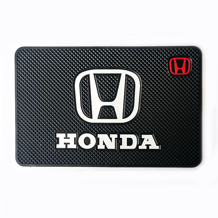 HONDA Logo Dash Pad Rubber Car Universal Anti Skid Slip Cushion for Dashboard PAD Holder