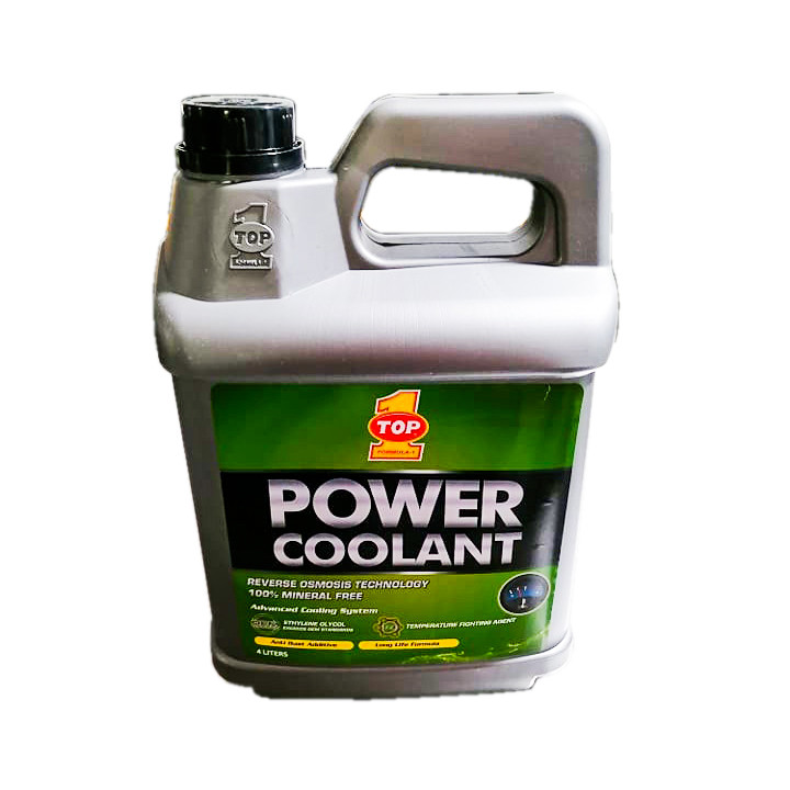 TOP1 Power Coolant GREEN (Advance Cooling System) 4 Liter Recommended for Nissan