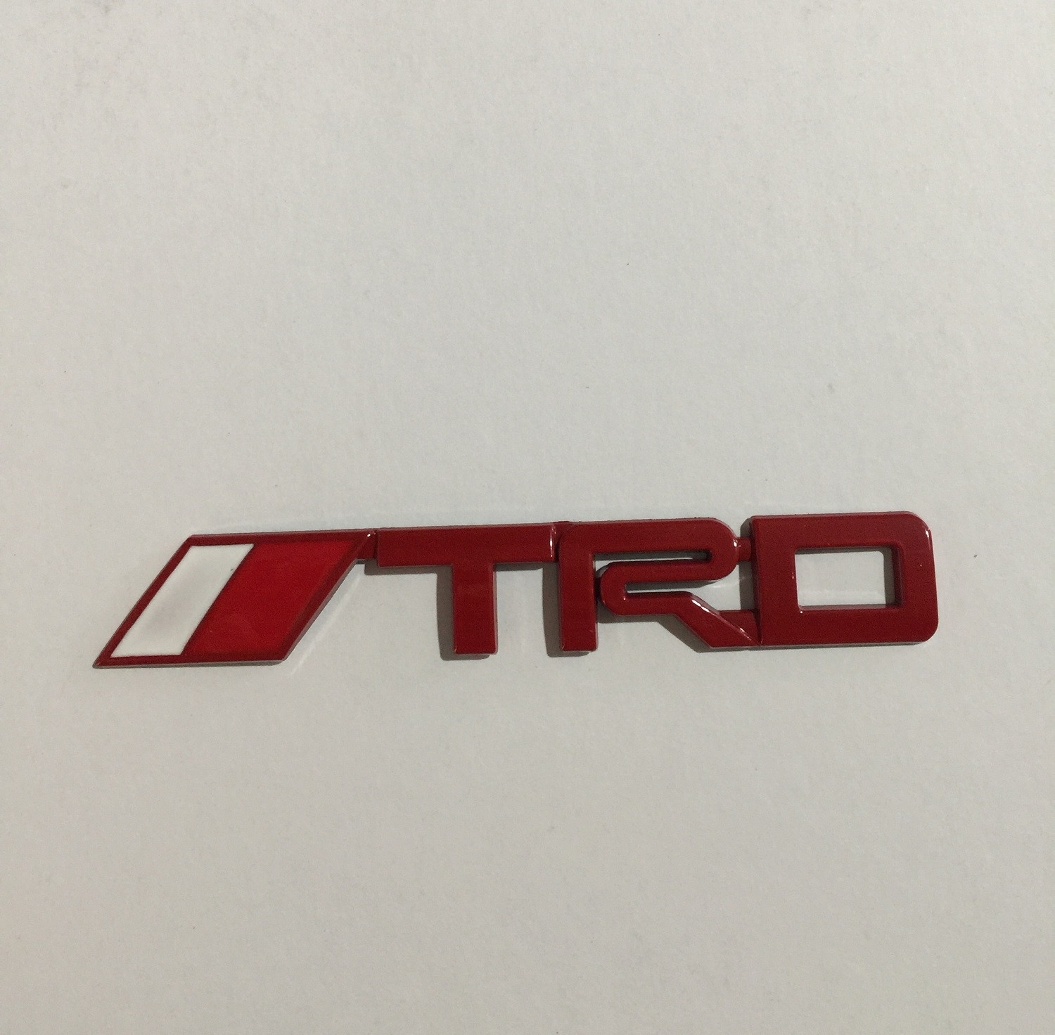 RED 3D TRD Metal Badge Emblem Sticker Logo for Toyota Car