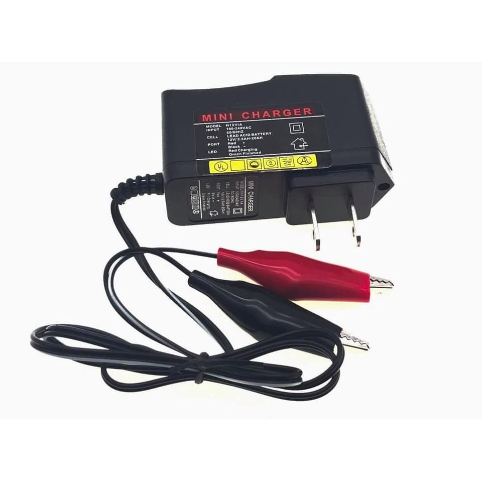 Mini charger for motorcycle e-bike 12V DC - 220 input