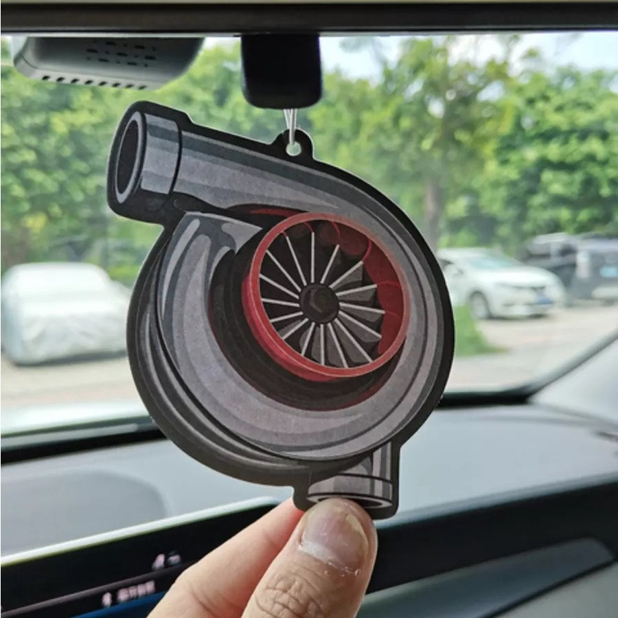 JDM Japan Turbo Figure Badge Car Paper Air Freshener Auto Hanging Perfumed Fragrance strawberry