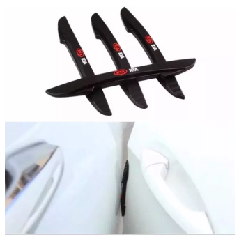 4PCS KIA Door Guard Auto Car Door Edge Corner Protection Scratch Protector Carbon