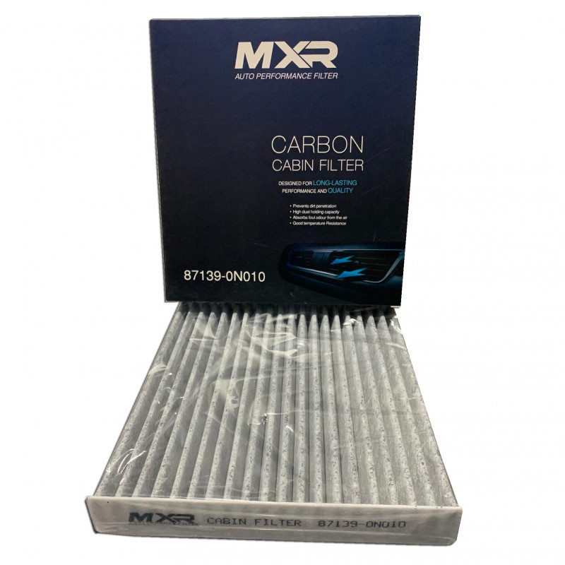 MXR Auto Performance Carbon Cabin Filter for TOYOTA HILUX / INNOVA / FORTUNER / VIOS (87139-0N010)