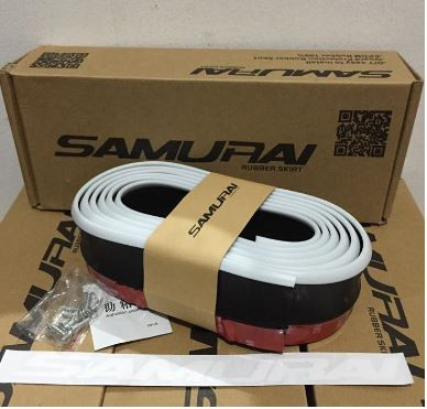 Car Samurai Lip Skirt Protection Rubber with White Lining