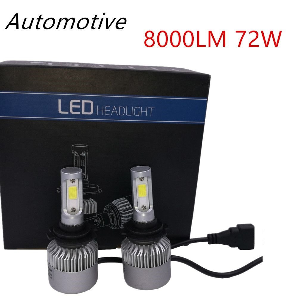 Car LED Headlight Bulbs Light H1 12V 72W 8000LM 6500K
