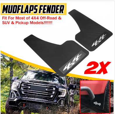 Universal Mud Flaps Splash Guards Mudflaps Front Rear Fender For 4X4 Off-Road
