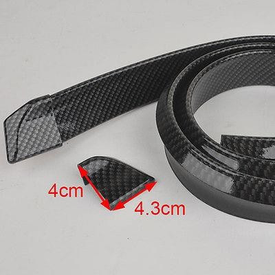 Car Samurai Carbon ducktail Spoiler Car universal roof lips