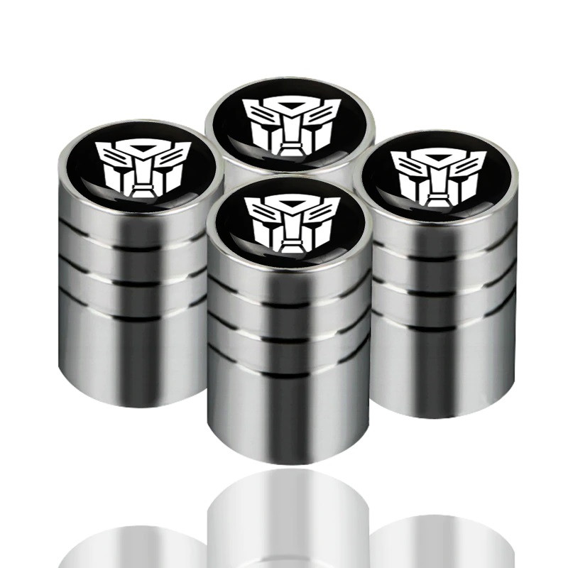 4PCS Transformer Car Wheel Tire Valve Caps Cover