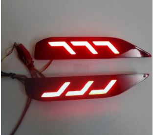 YCL-3010 Mitsubishi Xpander Rear bumper LED Light Guide Brake Lights + Night Driving Lights DRL
