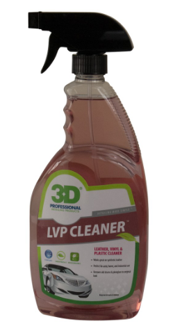 3D PROFESSIONAL DETAILING PRODUCTS LVP CLEANER – LEATHER, VINYL, PLASTIC CLEANER