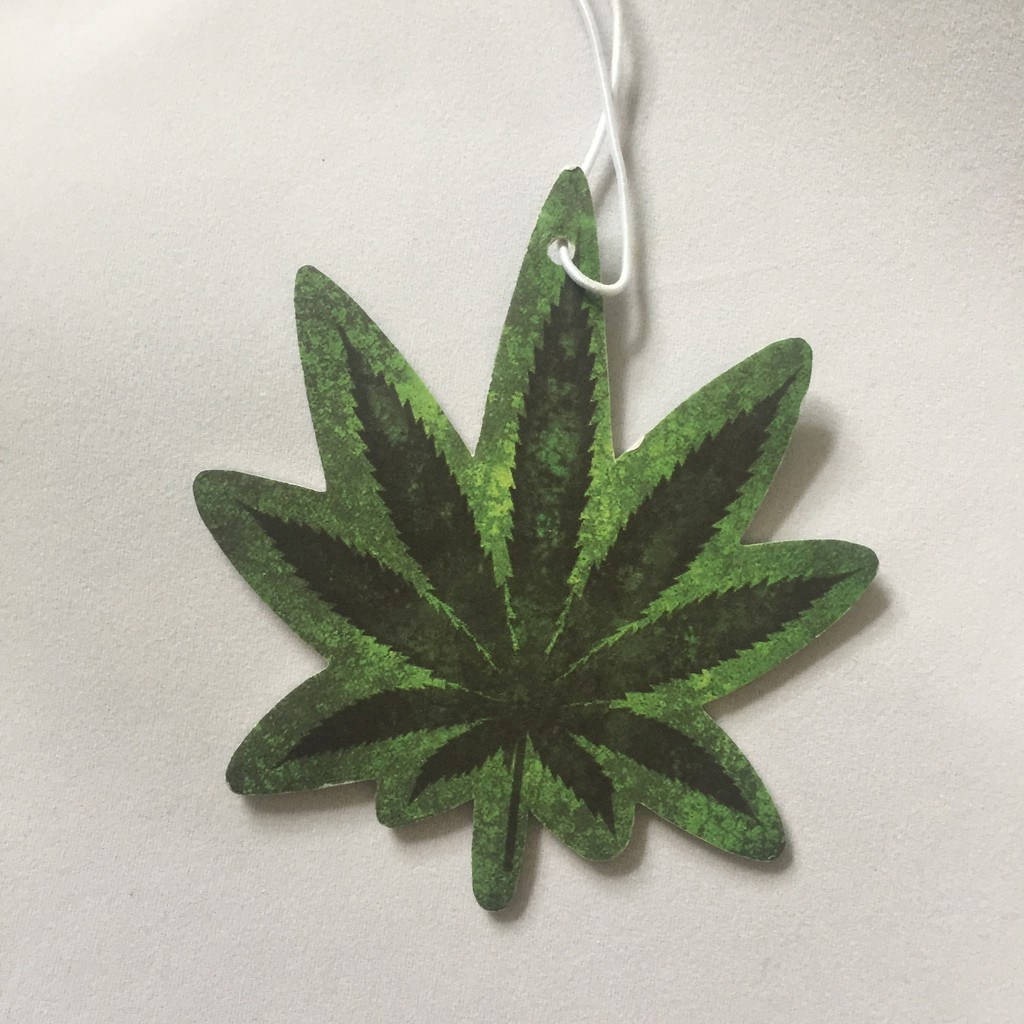 JDM Japan Green Leaves Badge Car Paper Air Freshener Auto Hanging Perfumed Fragrance (lancome)