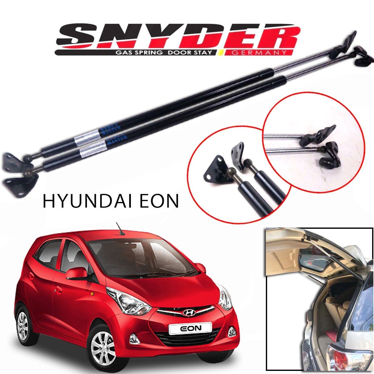 SGS-1009 (Left) HYUNDAI EON Gas Spring Door Stay Damper Struts Trunk Open - Snyder