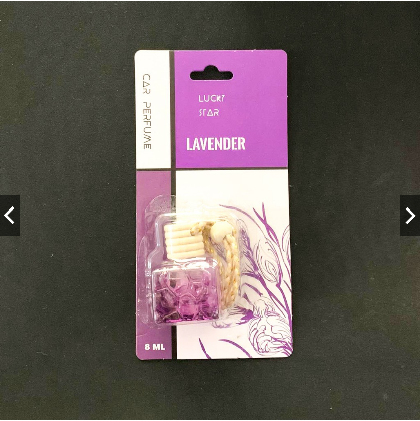 LAVENDER LukyStar Hanging Car Diffuser Car Fragrance Car Perfume Air Freshener