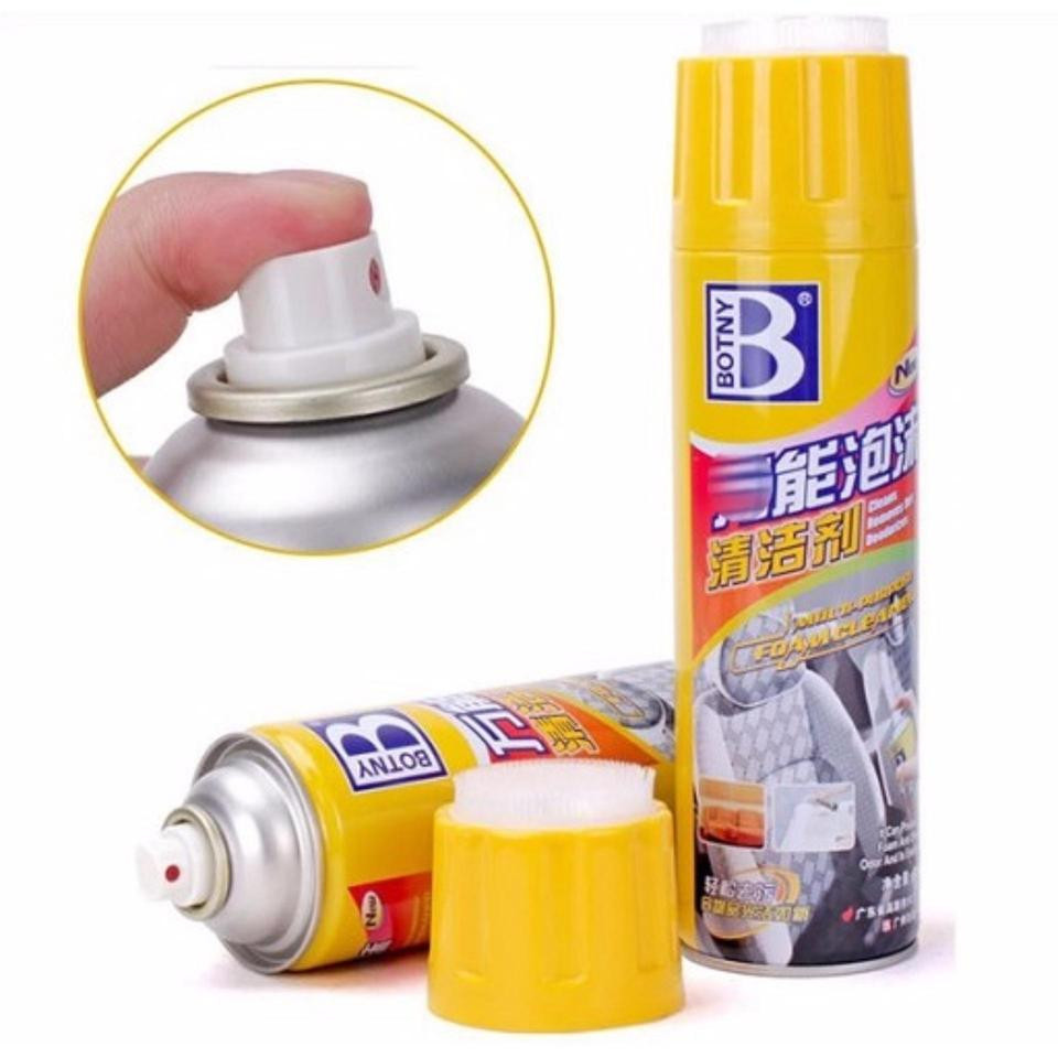 Botny Multifunctional Foam Cleaner With Soft Brush Car Interior Cleaning  650ML