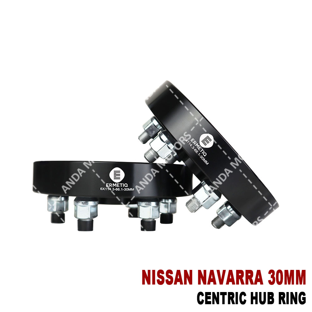 2PCS TST-AWF013 6HOLES - 114.3 - 30MM ALUMINUM WHEEL SPACER - NISSAN NAVARA NP300 2016-2022