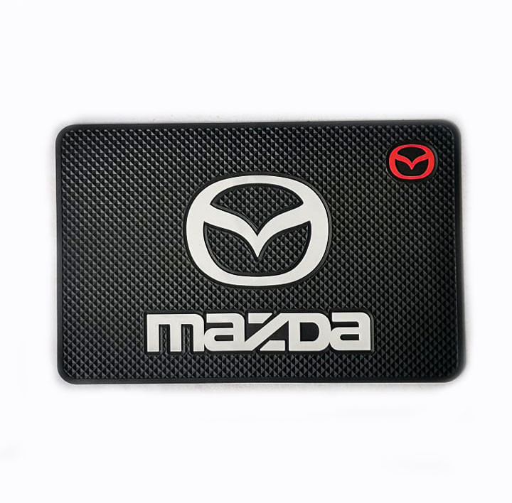 MAZDA Logo Dash Pad Rubber Car Universal Anti Skid Slip Cushion for Dashboard PAD Holder