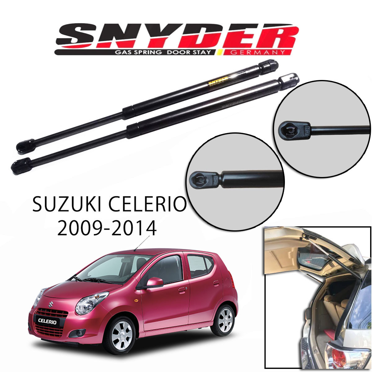 1Pc SGS-706 SUZUKI CELERIO 2009-2014 Gas Spring Door Stay Damper Struts Trunk Open - Snyder