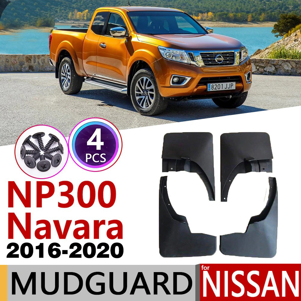 LF-009 NAVARA NP300 D23 2016-2020 MUD GUARD BLACK SPLASH MUDGUARD OEM ORIGINAL
