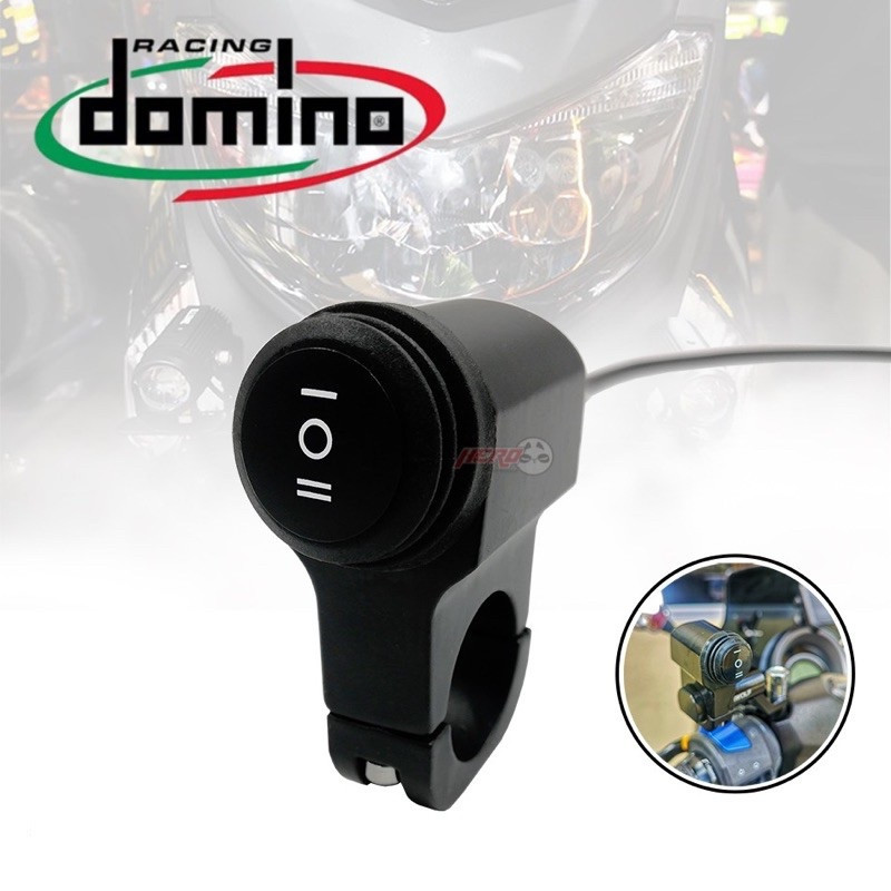 Domino Driving Light Switch 3 Way ON OFF ON Switch With Clamp Waterproof