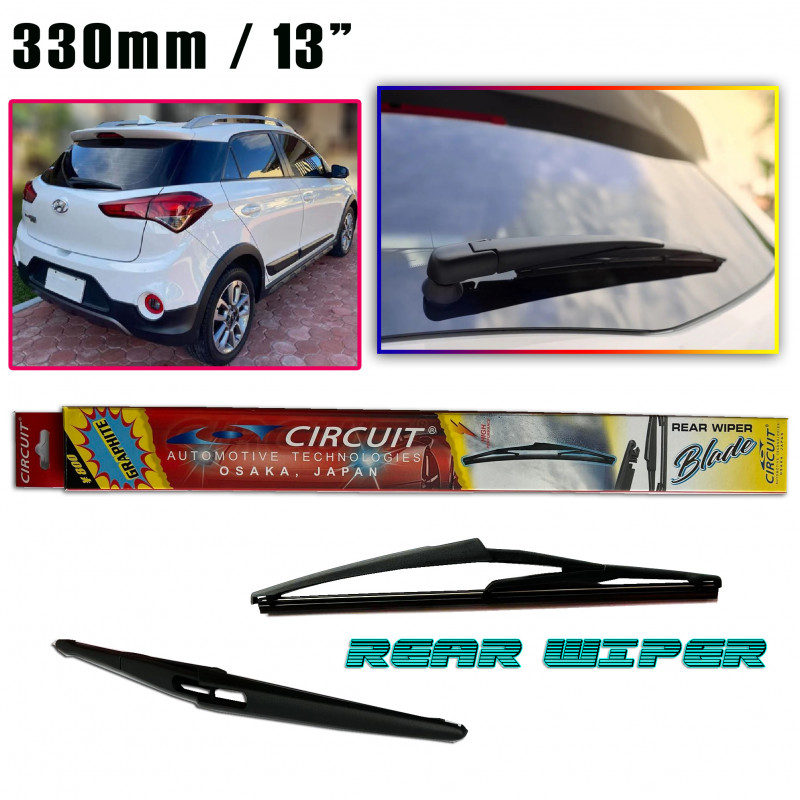 CRW-330-N CIRCUIT GRAPHITE REAR WIPER BLADE FOR HYUNDAI i20, i30 ELANTRA
