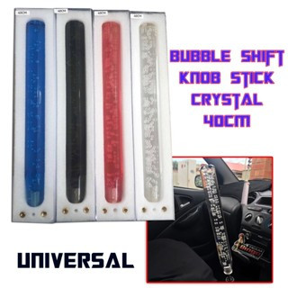 40cm Bubble Shift Knob Stick Crystal Throw Gear Shifter Universal