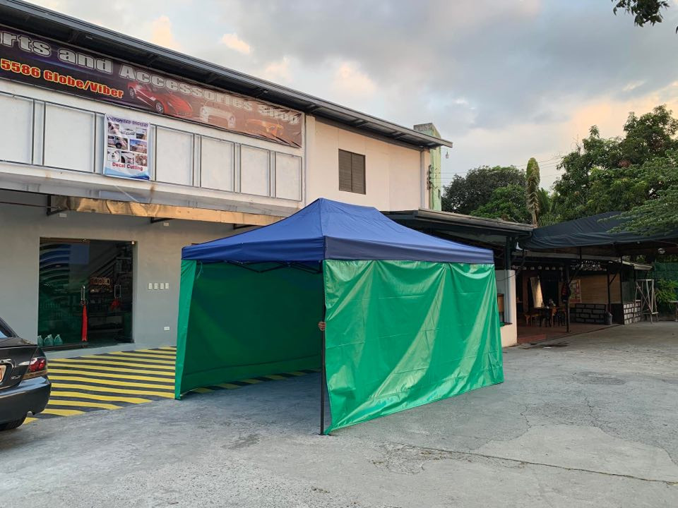 2x2m Siding Cover Lona Material Makapal for Canopy Tent Bazaar Events Party Outdoor Parking